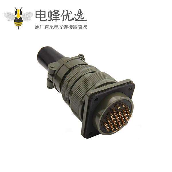 焊接机器人工防连接器MS3102A28-15P 35芯航空插头