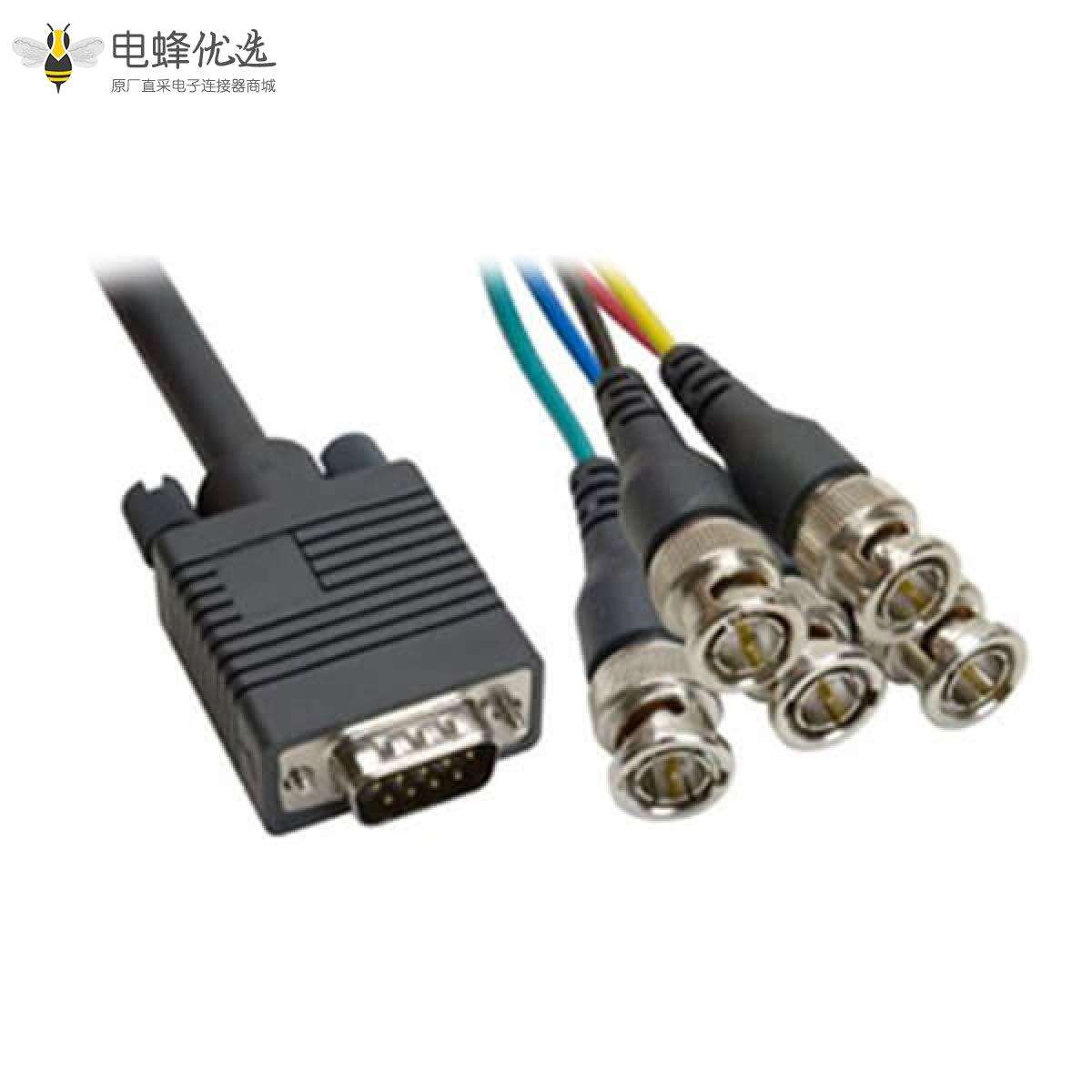 VGA 转BNC线材连接器