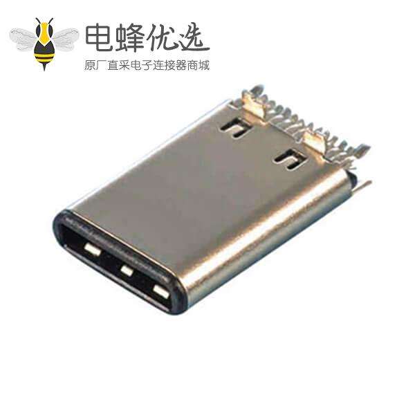 立式公座夹板USB type c连接器