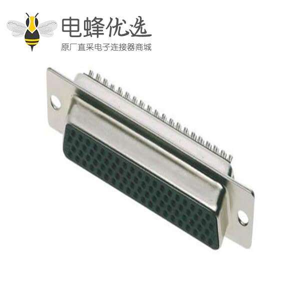D-sub78 pin母头焊线 冲针插座钢体焊接类型