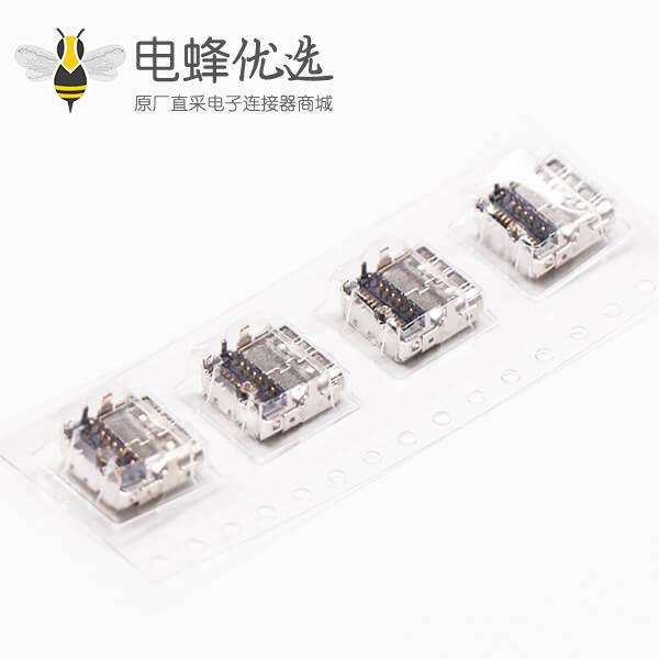 type-c接口和usb连接器弯式插板贴板母头接PCB板