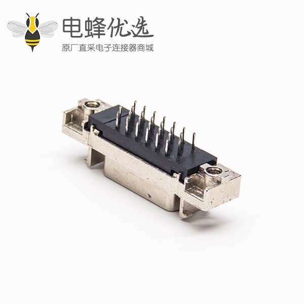 SCSI连接器26pin直式母头穿孔式接PCB板