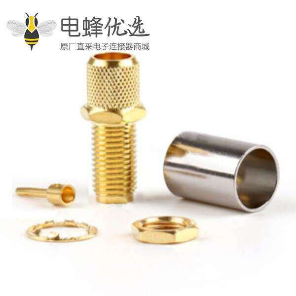 sma 母接LMR400直式压接连接器