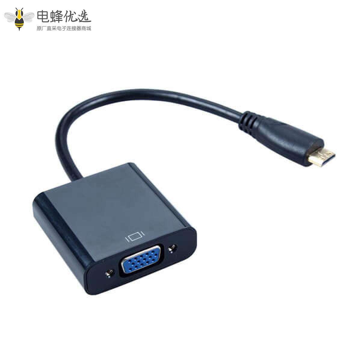 hdmi转vga线材平头支持HDMI 1.1/1.2/1.3版本