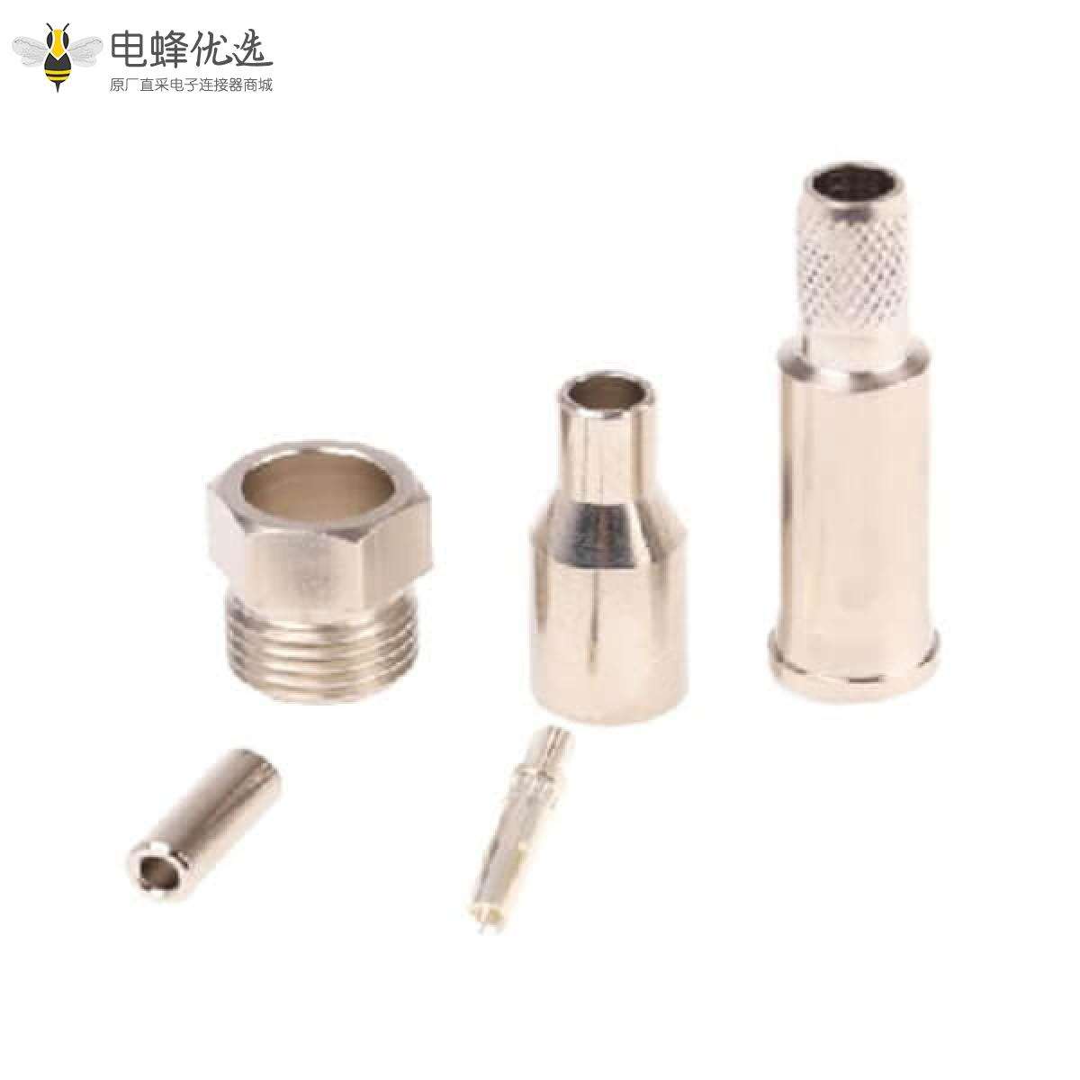 FME压接直式电缆安装连接器2GHz插座终端50Ω