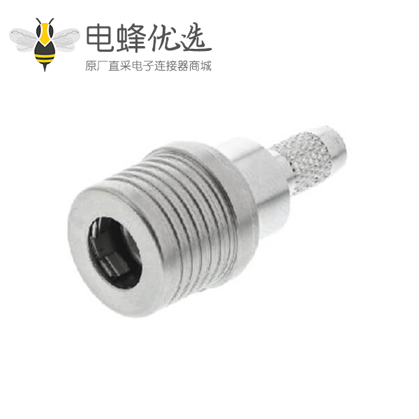 QMA连接器50Ω电缆安装插头压接焊接接线RG142 B/U