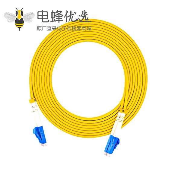 光纤跳线LC转LC线长3米 9/125μm OS2双工单模