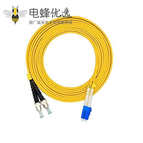 光纤线单模双工LC转ST 9/125μm OS2线长3米