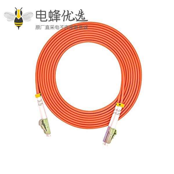 光纤跳线厂家供应LC转LC双工多模光纤跳线50/125μm OM2 3米