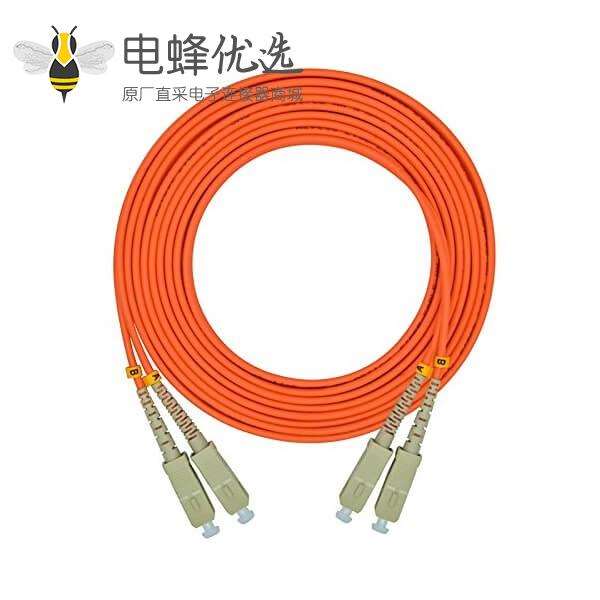 SC SC光纤跳线3米50/125μm OM2双工多模