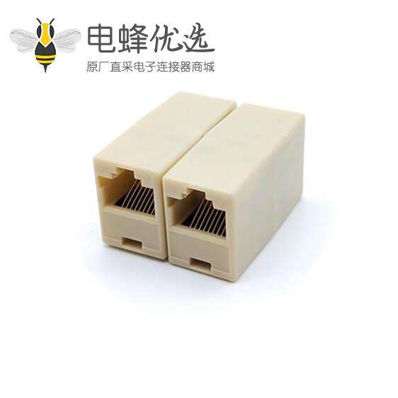 RJ45网络直通头网线延长转换头转接头母转母