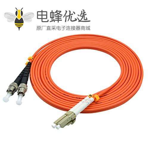 ST-LC光纤跳线OM1双工多模线长3米CATV网络专用