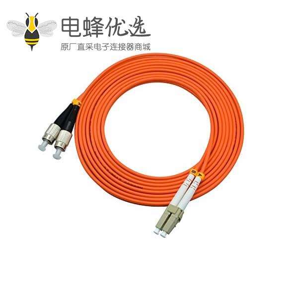 多模光纤跳线LC转FC 50/125μm OM2双工线长3米