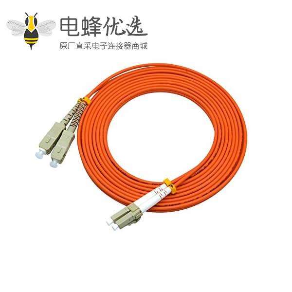 LC SC光纤跳线50/125μm OM2双工多模3米长