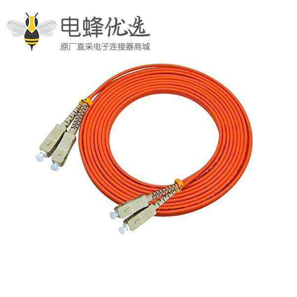 SC SC光纤跳线3米50/125μm OM2双工多模