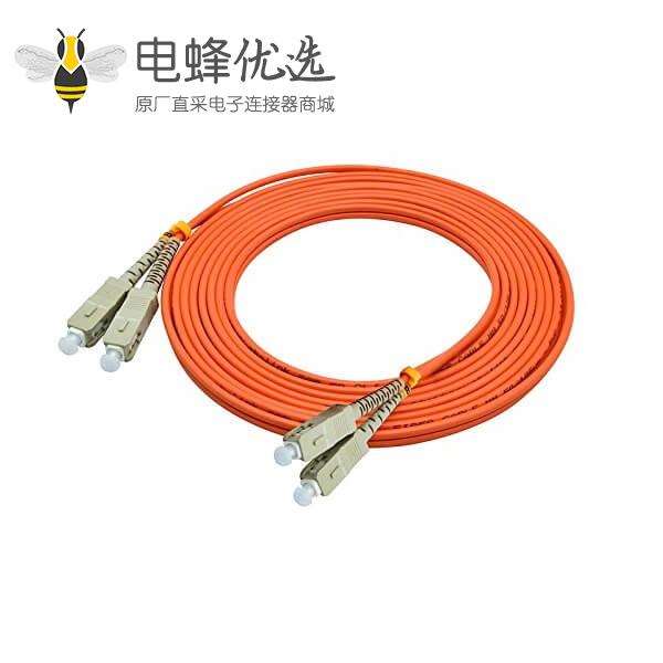 SC SC光纤跳线3米50/125μm OM2双工多模
