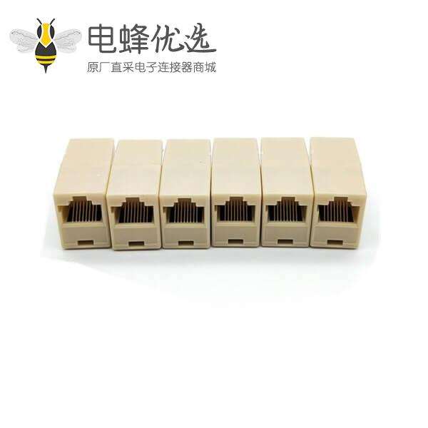 RJ45网络直通头网线延长转换头转接头母转母