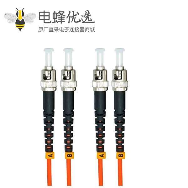 ST多模光纤跳线厂家专供OM1双工跳线线长3米