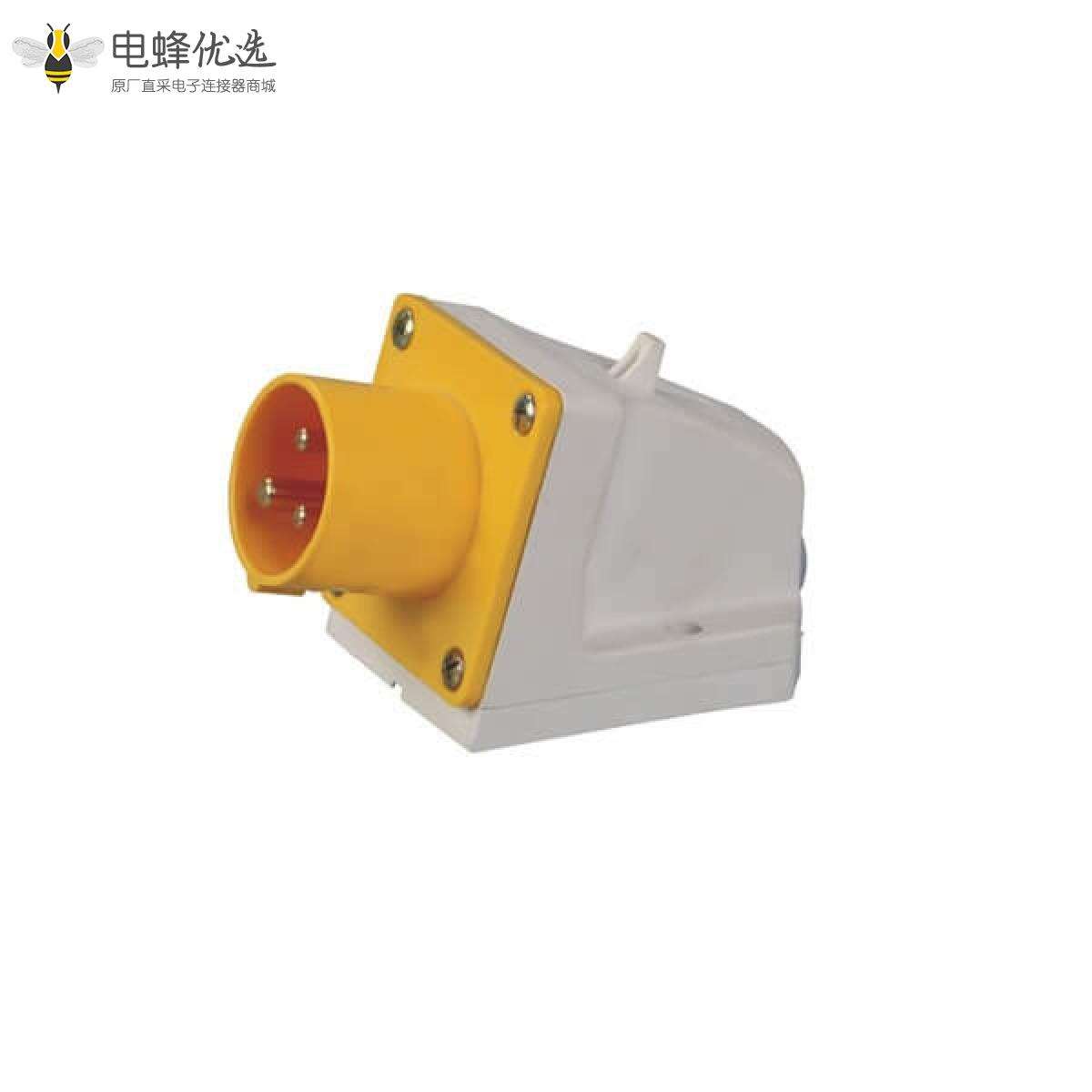 工业连接器16A 3芯 IP44明装器具插座