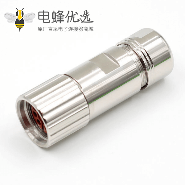 安费洛M23连接器12芯母插头接线式工业机器人专业