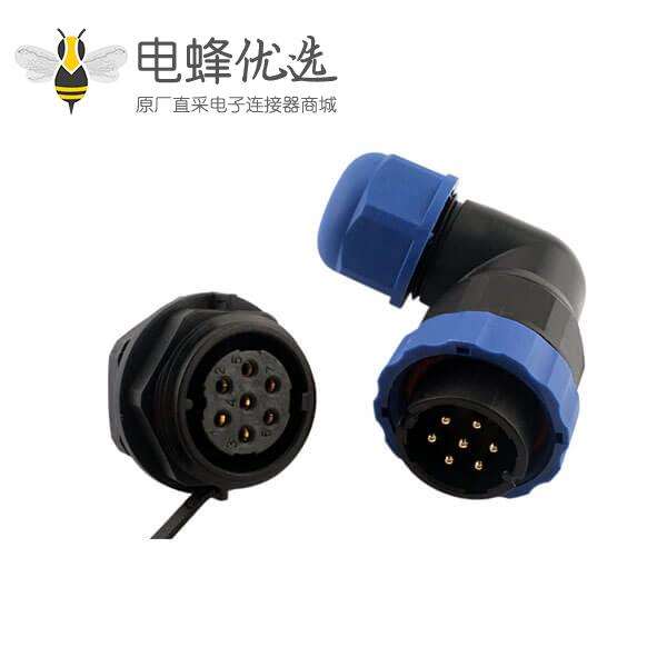 户外照明防水连接器插头航空插座SP21 10芯