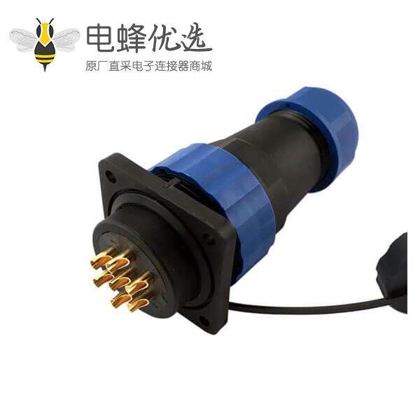 路灯连接器 SP29 圆形插头插座9芯防水