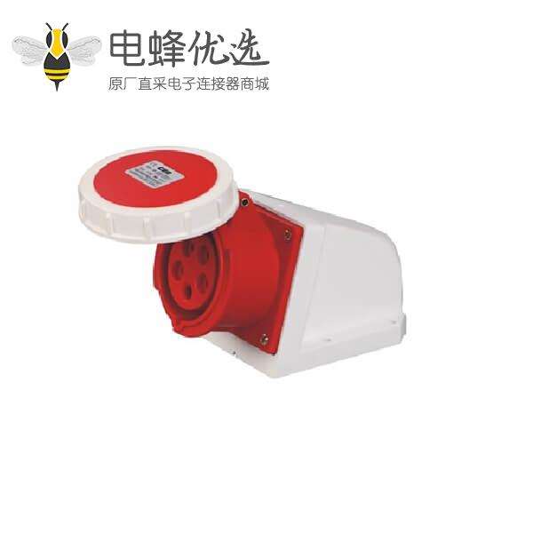 CEE系列工业插座红色IP67防水16A 5芯415V