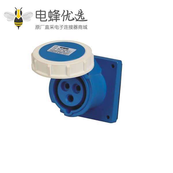 16A 防水工业插座 IP67 3芯 220V-250V IEC60309