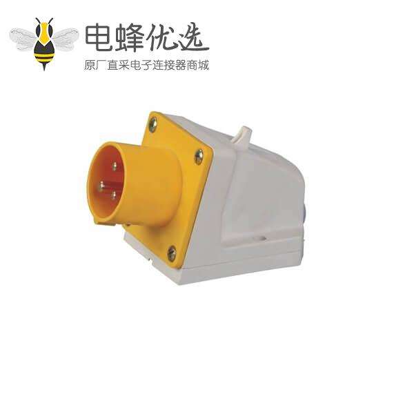 工业连接器16A 3芯 IP44明装器具插座