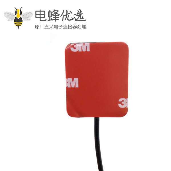 GSM 板状天线粘贴式安装接RG174 尺寸是35X29X0.4mm