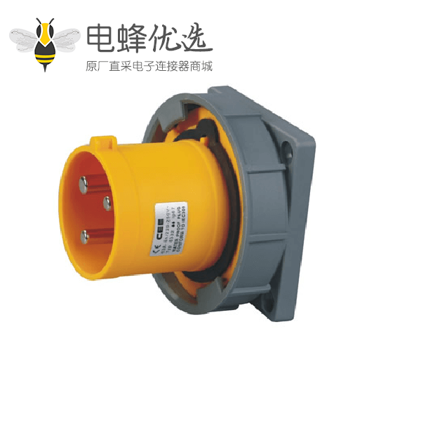 工业插座 125A IEC60309 3芯 110V-130V