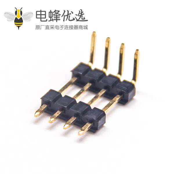 单排双塑排针90度间距2.54mm插PCB板10pcs