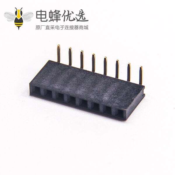 单排弯脚母座8pinY型间距2.54mm穿孔式10pcs