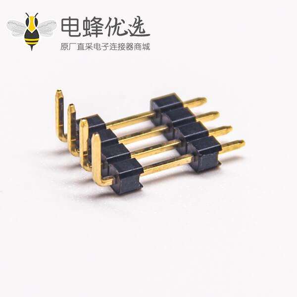 单排双塑排针90度间距2.54mm插PCB板10pcs