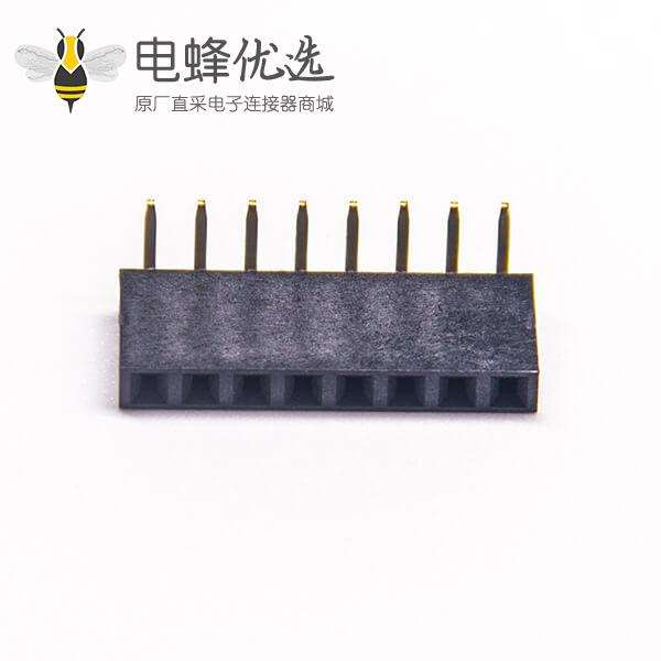 单排弯脚母座8pinY型间距2.54mm穿孔式10pcs