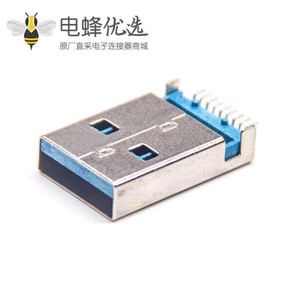 usb3.0长体公座90度接PCB