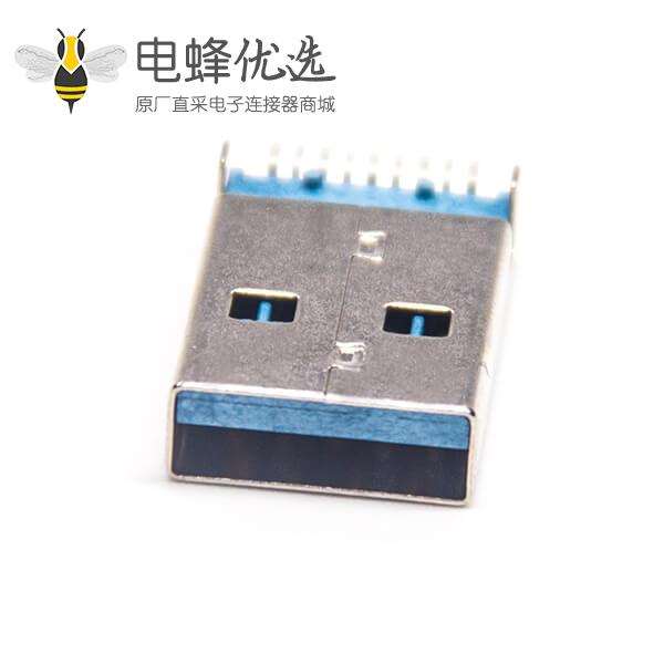 usb3.0长体公座90度接PCB