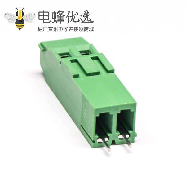 螺钉式PCB接线端子2芯带螺钉直式插孔PCB板安装