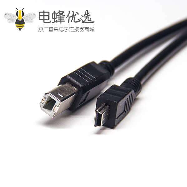 mini usb type-B接口usb连接线双公头直式