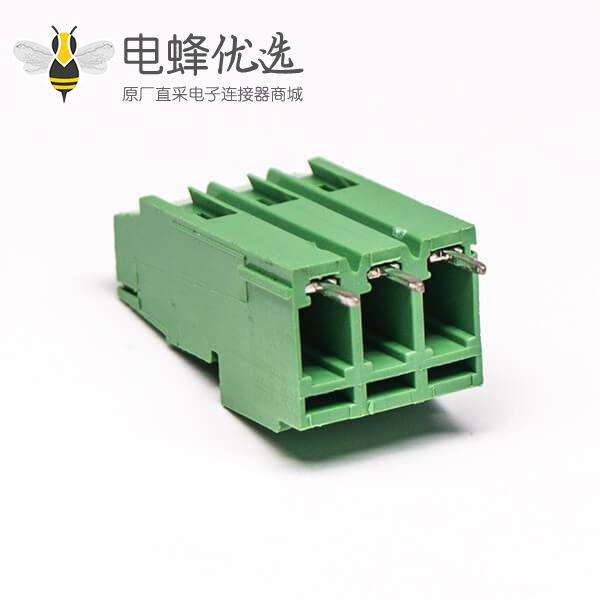 PCB螺钉式接线端子180度直式穿孔式接PCB板