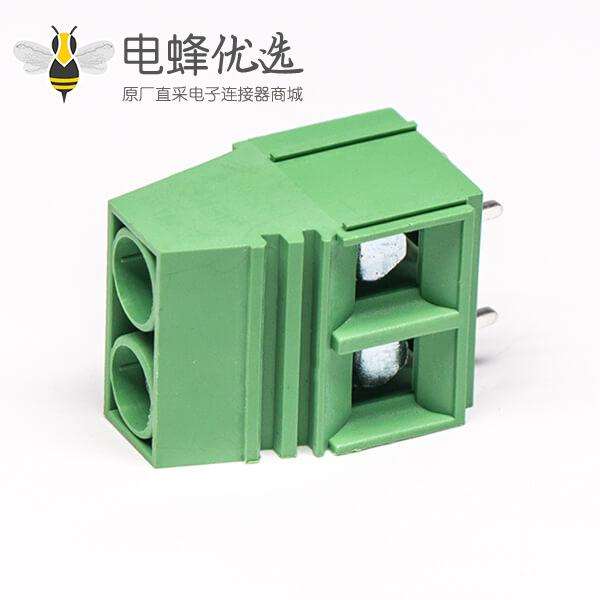 接线端子绿色直式良芯穿孔式PCB板端安装
