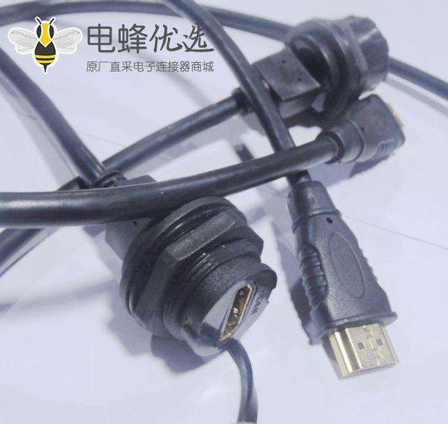 HDMI AF 防水-HDMI 公头 带硅胶软盖 连接线