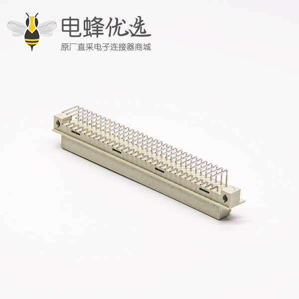 DIN41612连接器32芯母头弯式（A+C）空第二排 PCB板连接器