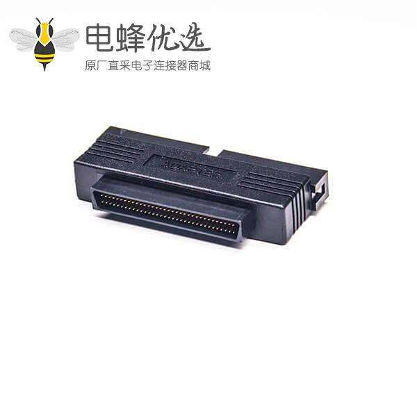 SCSI 连接器VHDCI型公头50芯转HPDB50芯公头直式连接器转接头