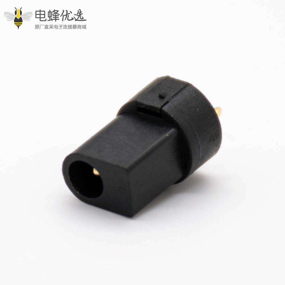 圆形DC插座3.8*1.3mm插孔直式贴片焊接不带屏蔽公头电源连接器