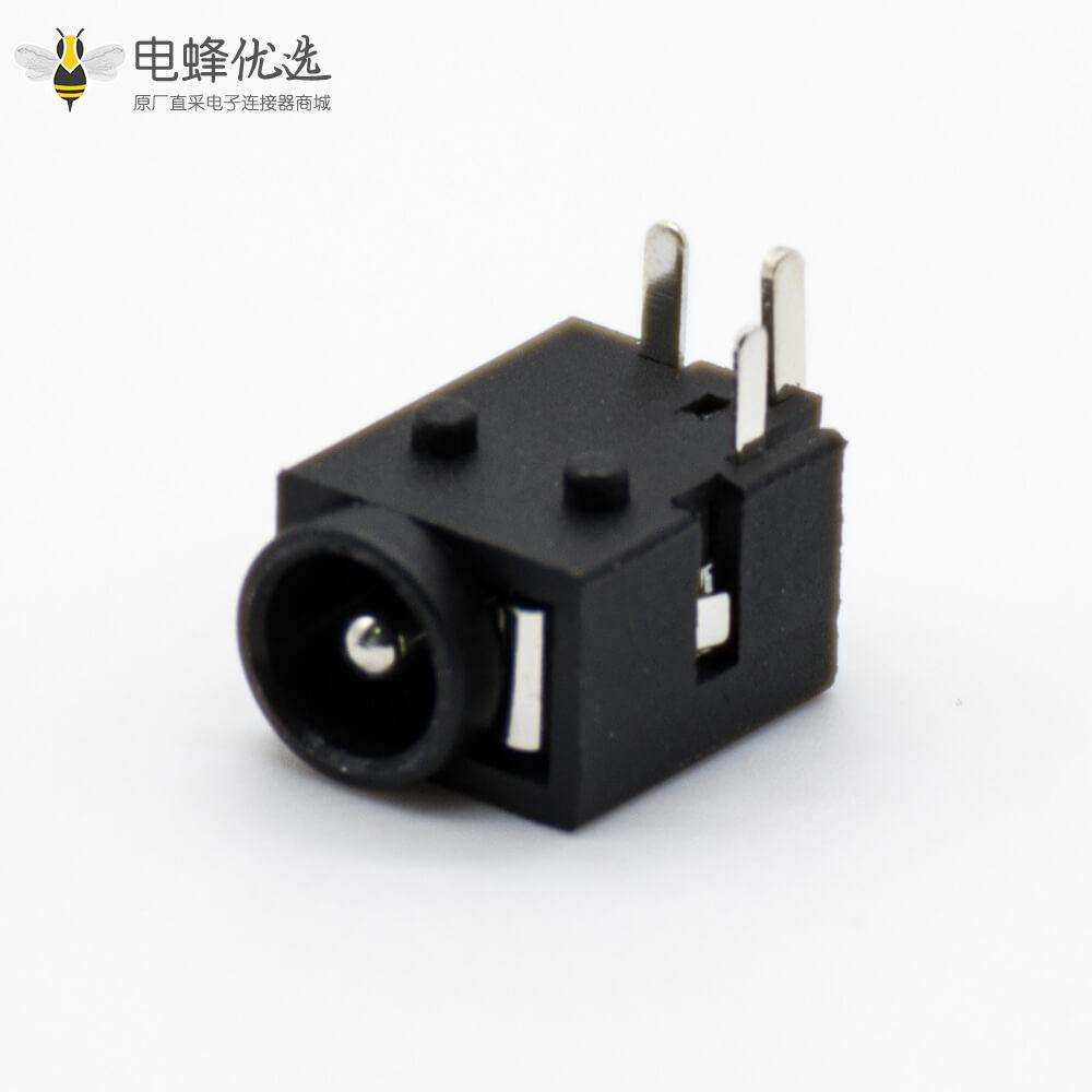 插座电源接口公座插孔贴片焊接弯式4.0*1.65毫米不带屏蔽DC连接器