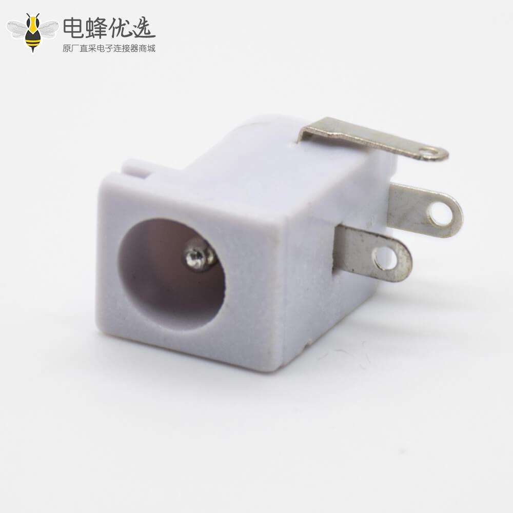 电源接口插座公弯式插孔贴片焊接5.5*2.0毫米不带屏蔽DC连接器