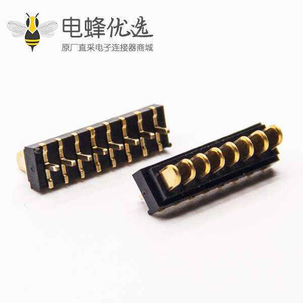 笔记本电池座公座8芯直式连接器插孔PCB板安装50pcs起售