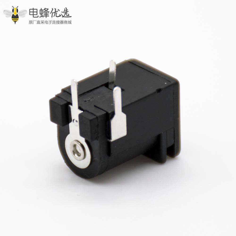 充电器DC电源插座插孔贴片公头焊接弯式不带屏蔽5.5*2.5mm连接器