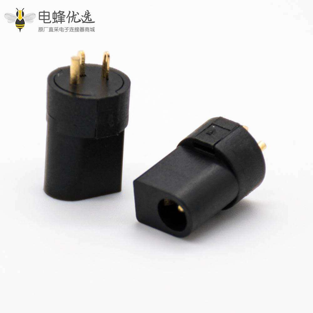 圆形DC插座3.8*1.3mm插孔直式贴片焊接不带屏蔽公头电源连接器